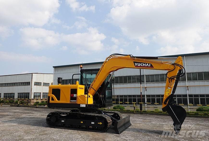 Yuchai YC80 PREMIUM Rupsgraafmachines