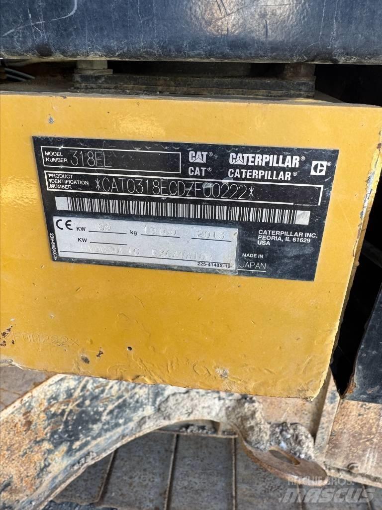 CAT 318 E L Rupsgraafmachines