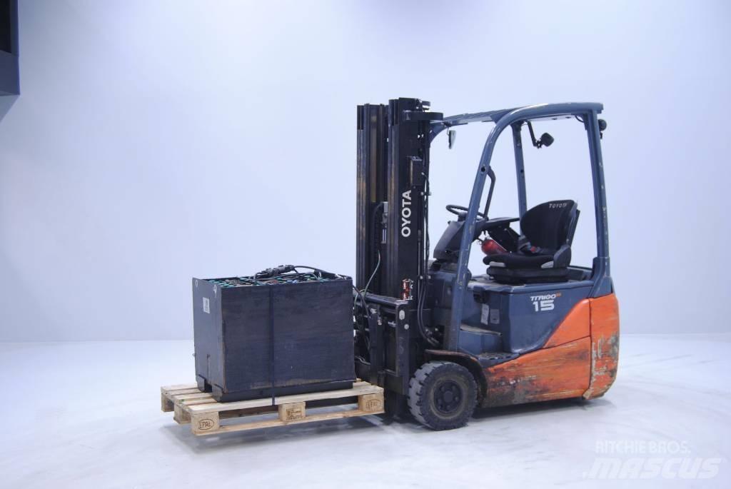 Toyota 8FBE15T Elektrische heftrucks