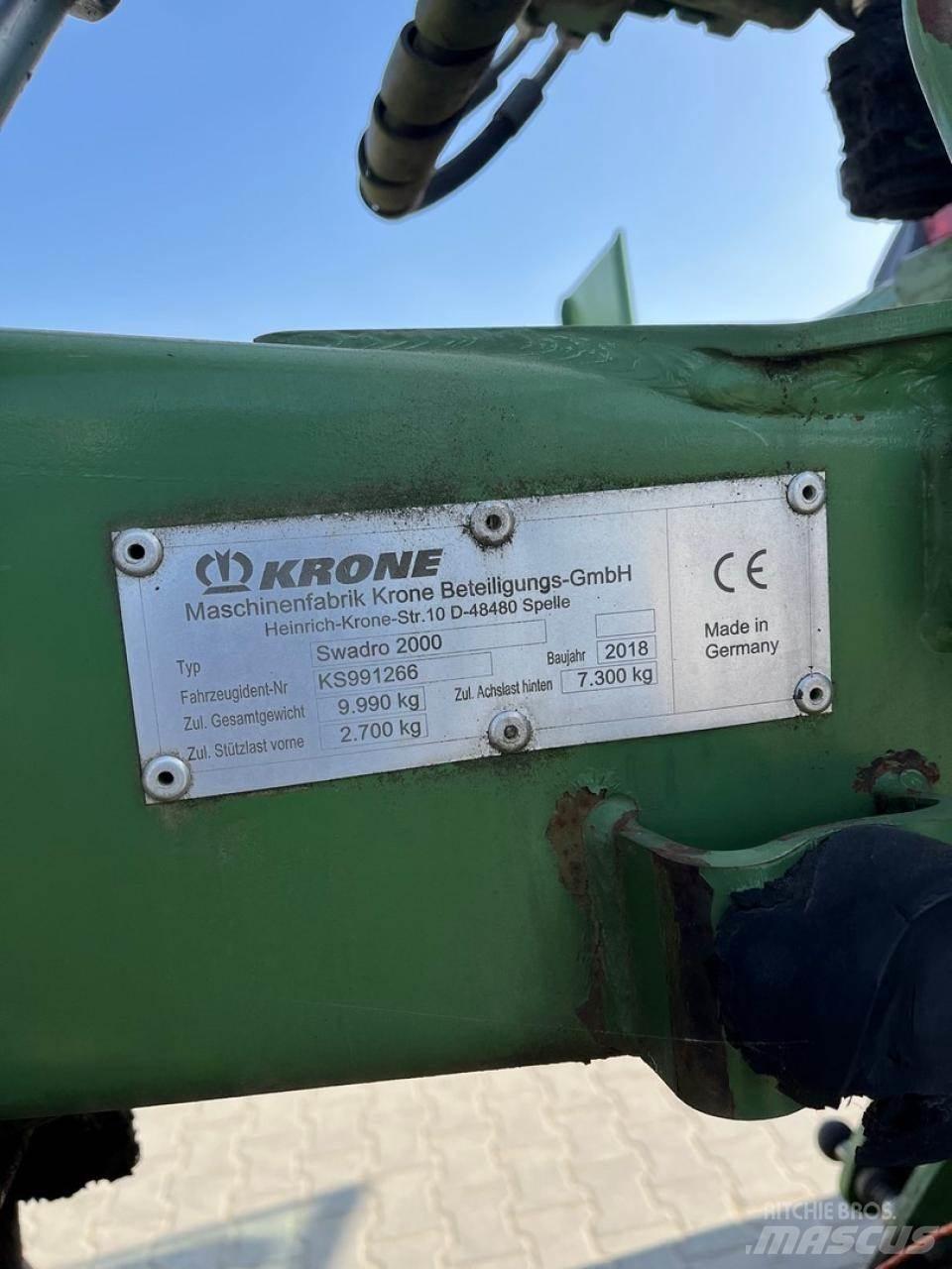 Krone Swadro 2000 Zwadharken