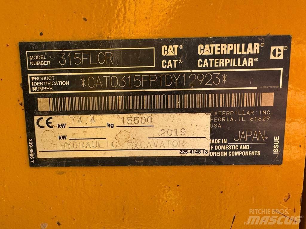 CAT 315F LCR Rupsgraafmachines