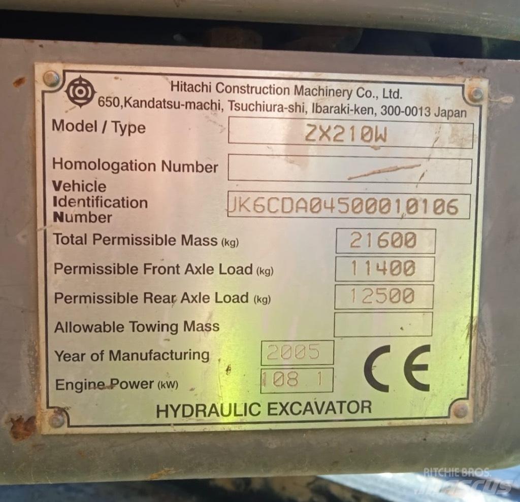 Hitachi ZX 210 W Wielgraafmachines
