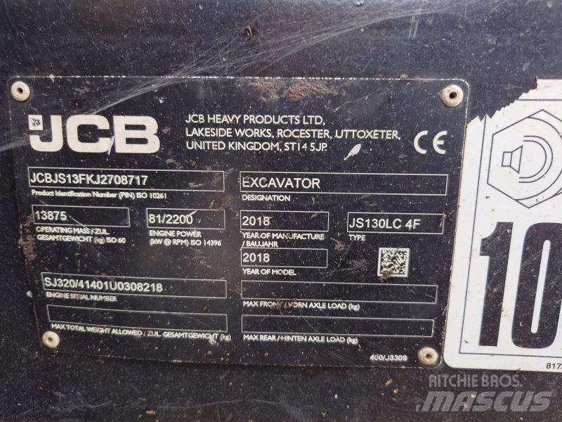 JCB JS 130 LC Rupsgraafmachines