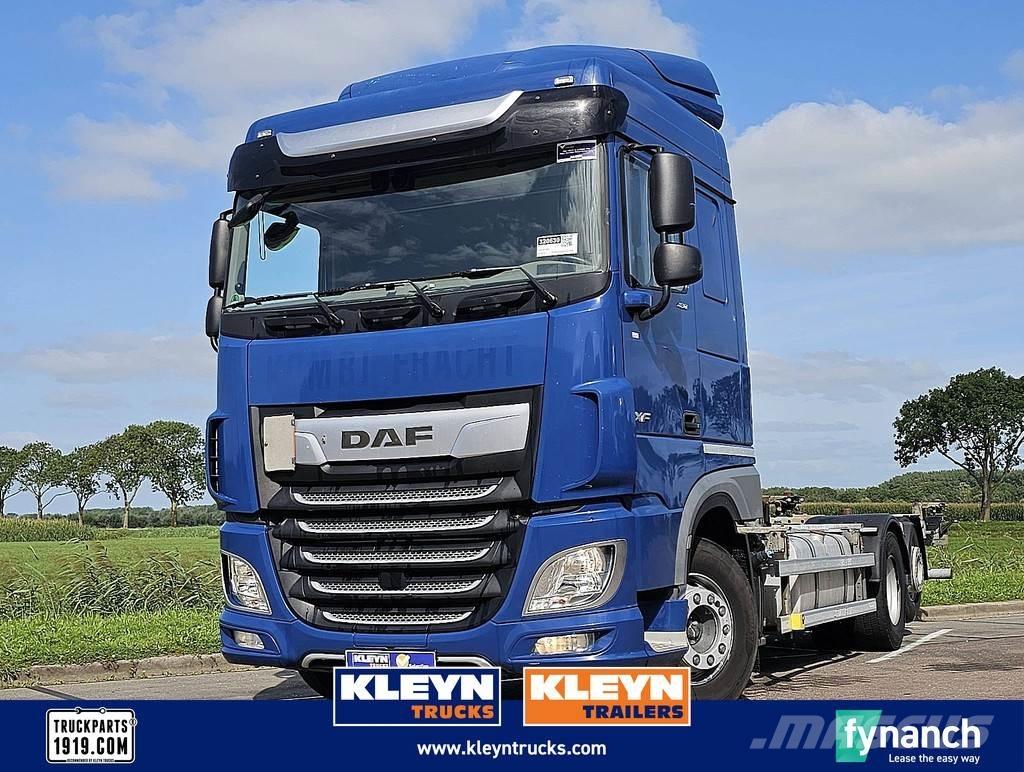 DAF XF 480 Containertrucks met kabelsysteem