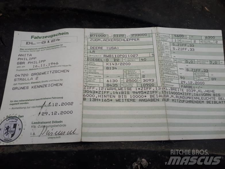 John Deere 8110 Tractoren