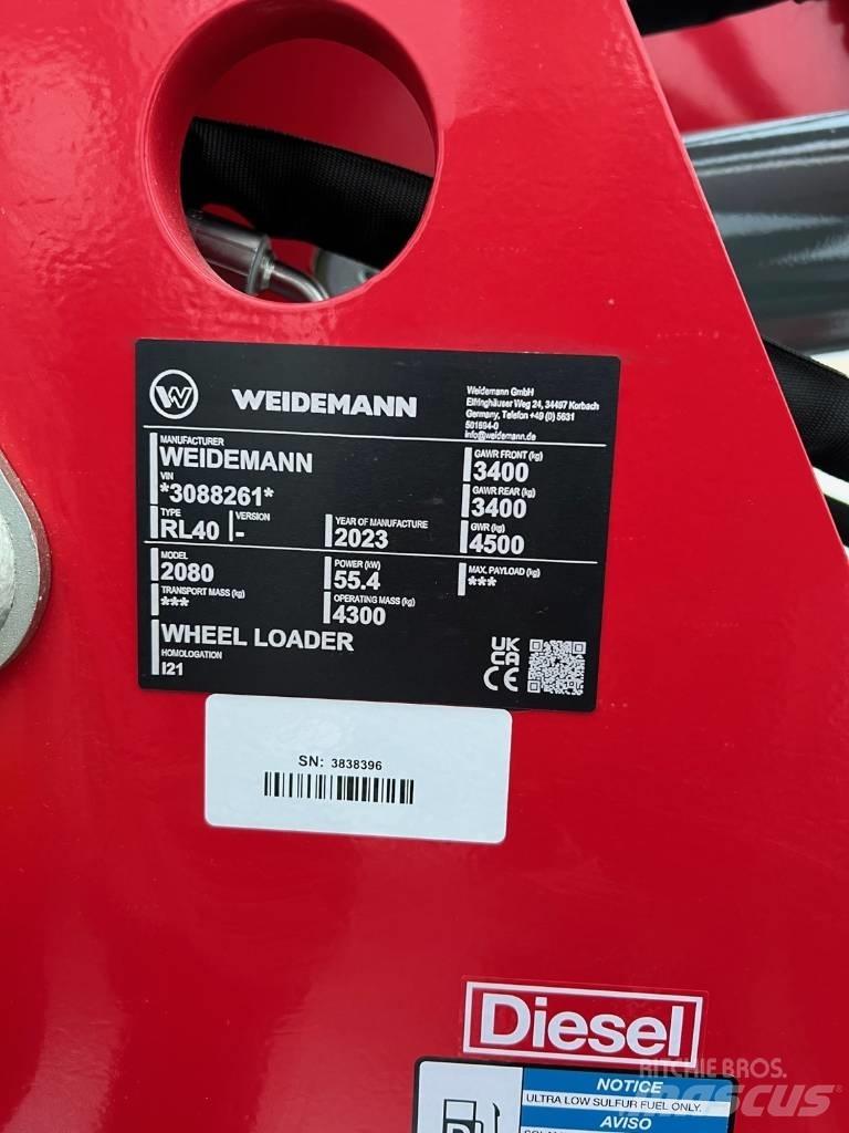 Weidemann 2080 Wielladers