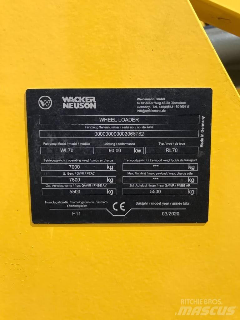 Wacker Neuson WL70 Wielladers