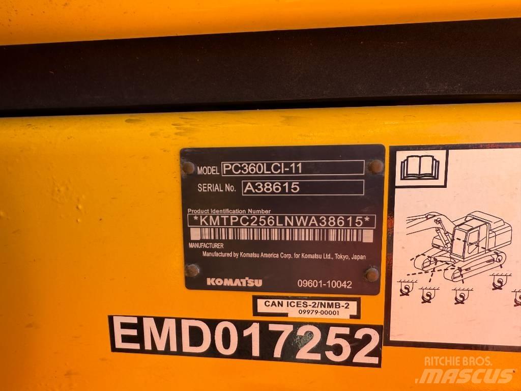 Komatsu PC360LCi-11 Rupsgraafmachines