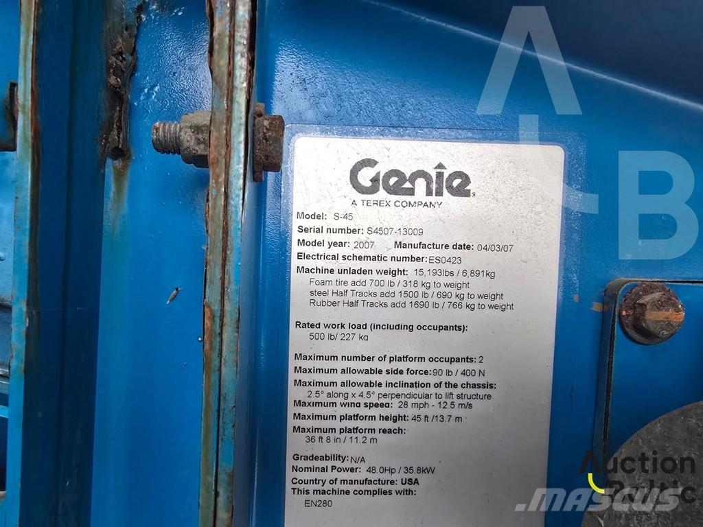 Genie S 45 Knikarmhoogwerkers