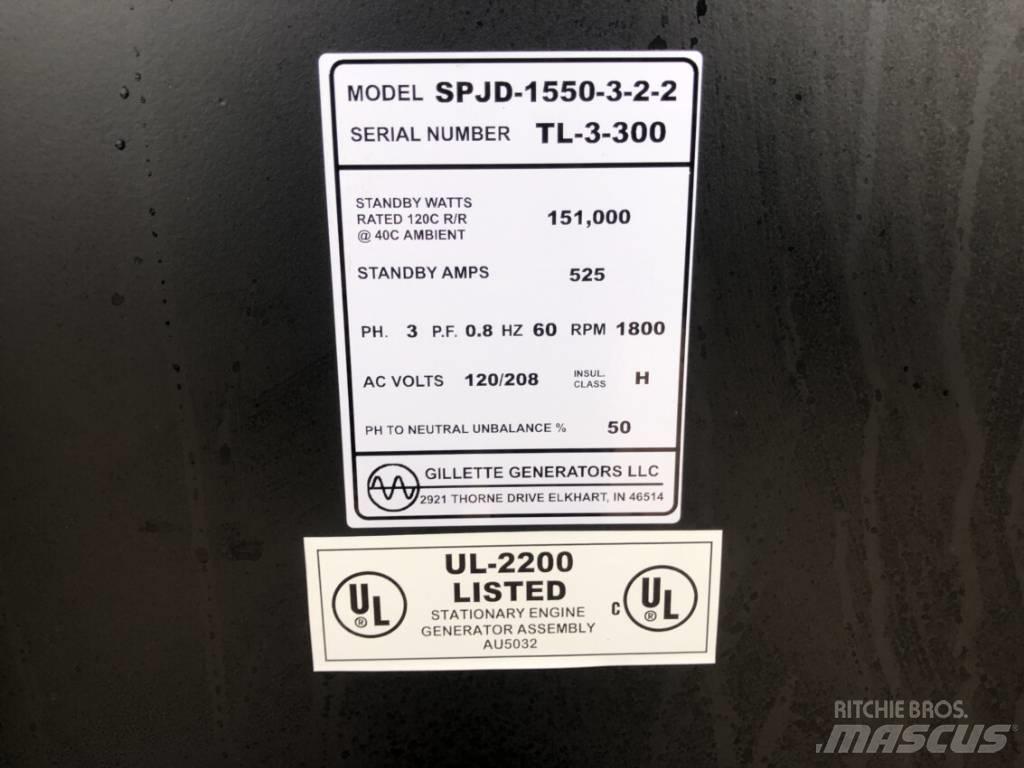  GILLETTE  SPJD-1550 Diesel generatoren
