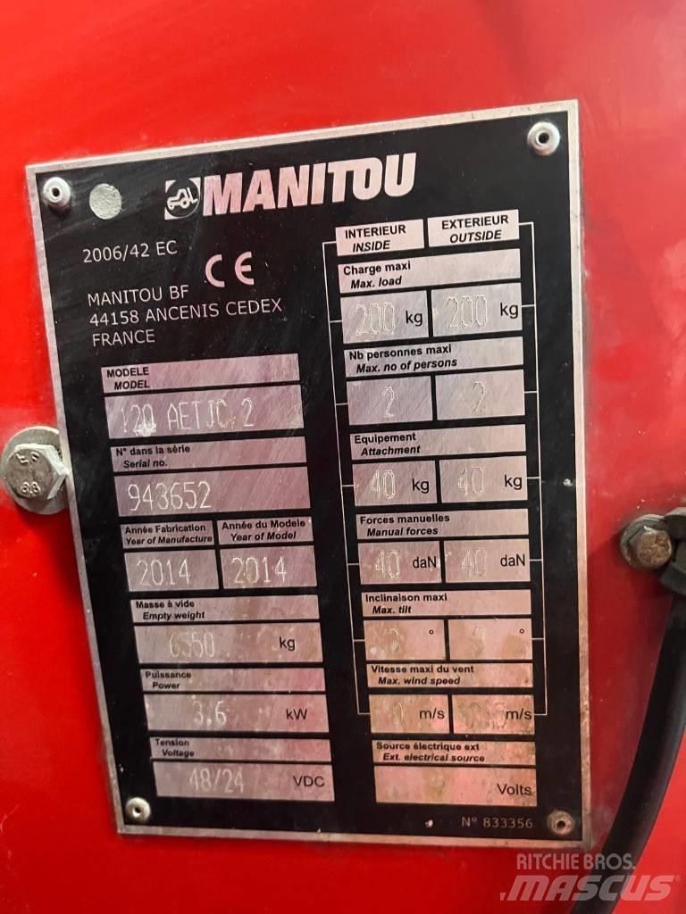 Manitou 120 AET JC Knikarmhoogwerkers