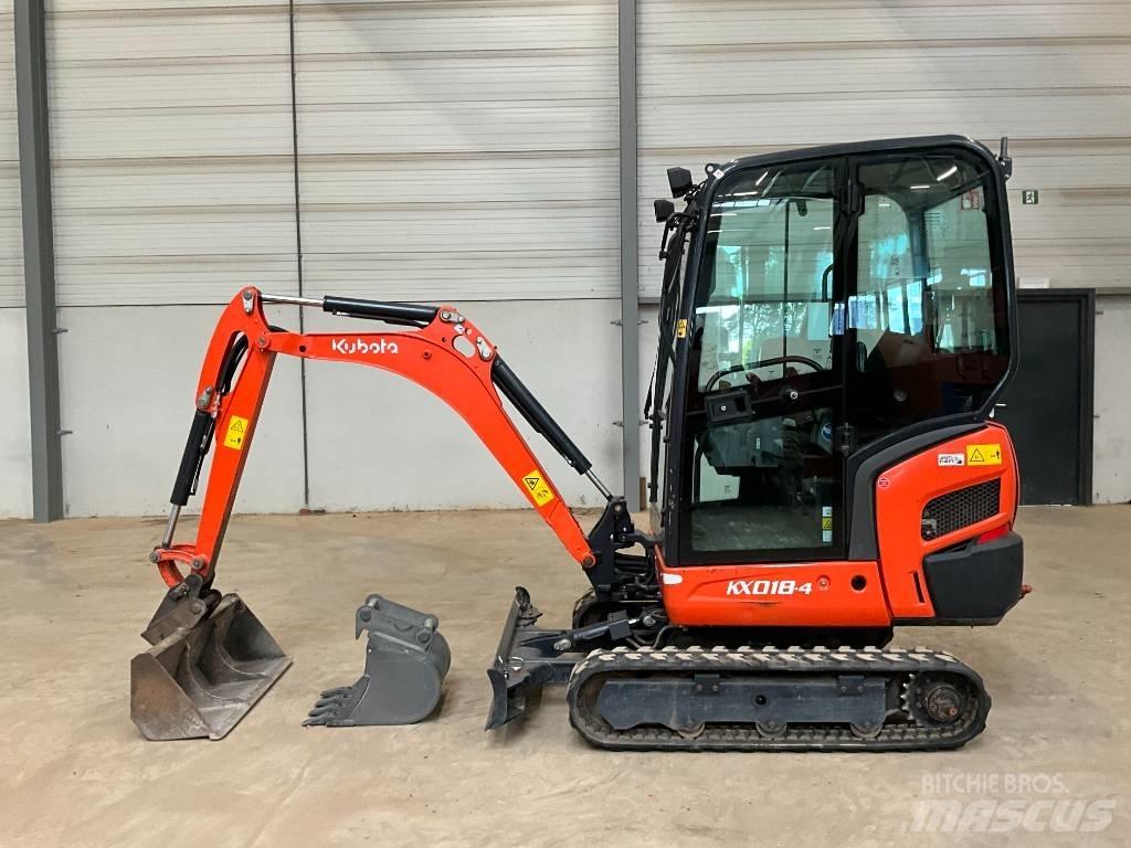 Kubota KX 018-4 Minigraafmachines < 7t