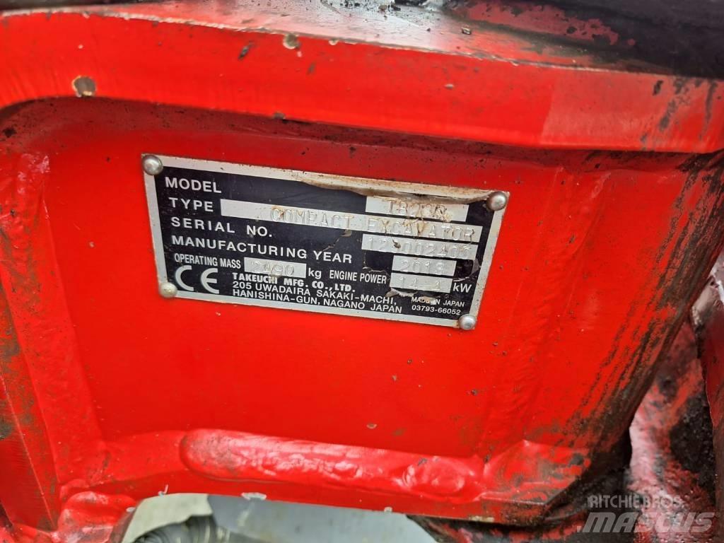 Takeuchi TB23R Minigraafmachines < 7t