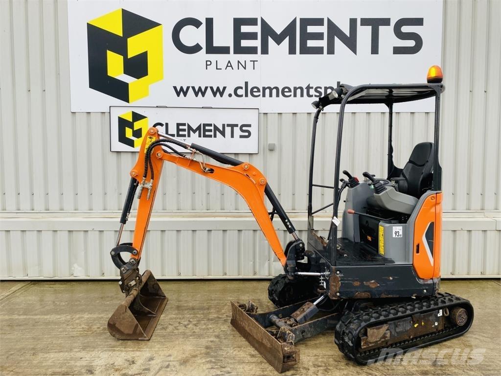 Doosan DX17Z Minigraafmachines < 7t