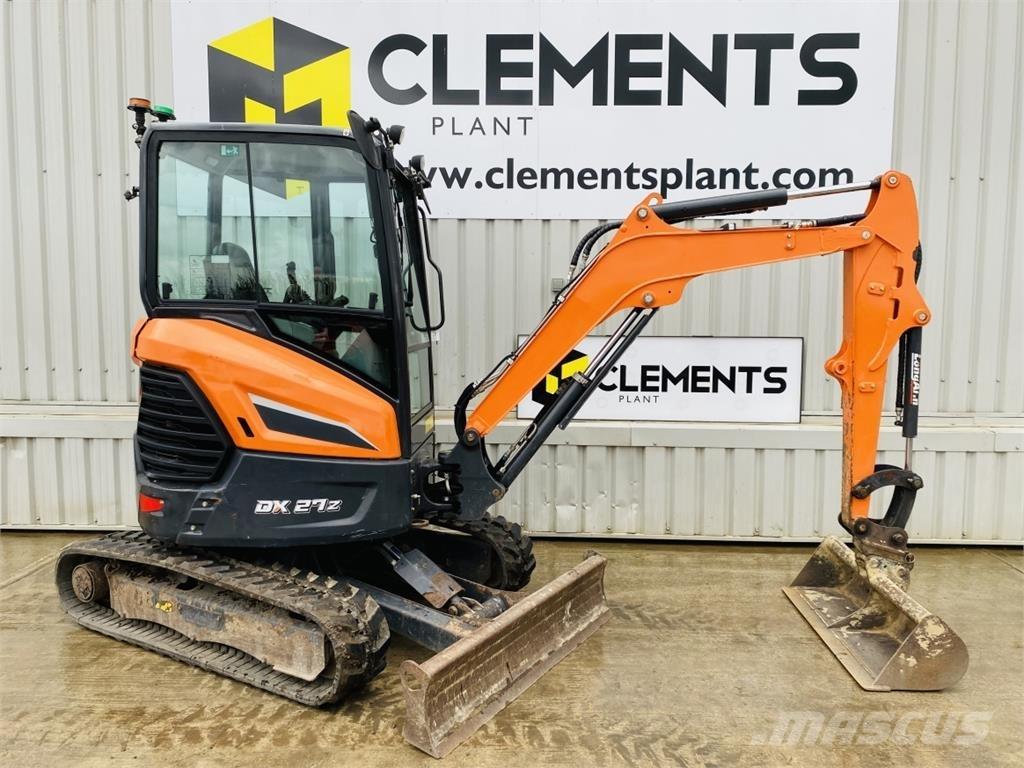 Doosan DX27Z Minigraafmachines < 7t
