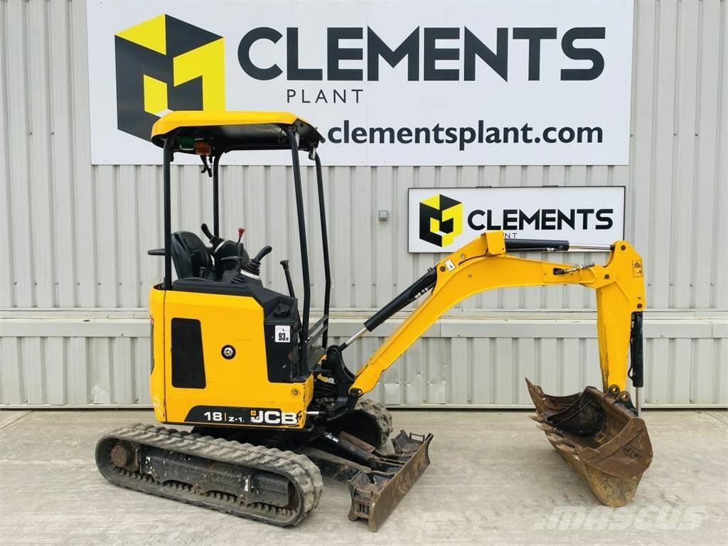 JCB 18Z-1 Minigraafmachines < 7t