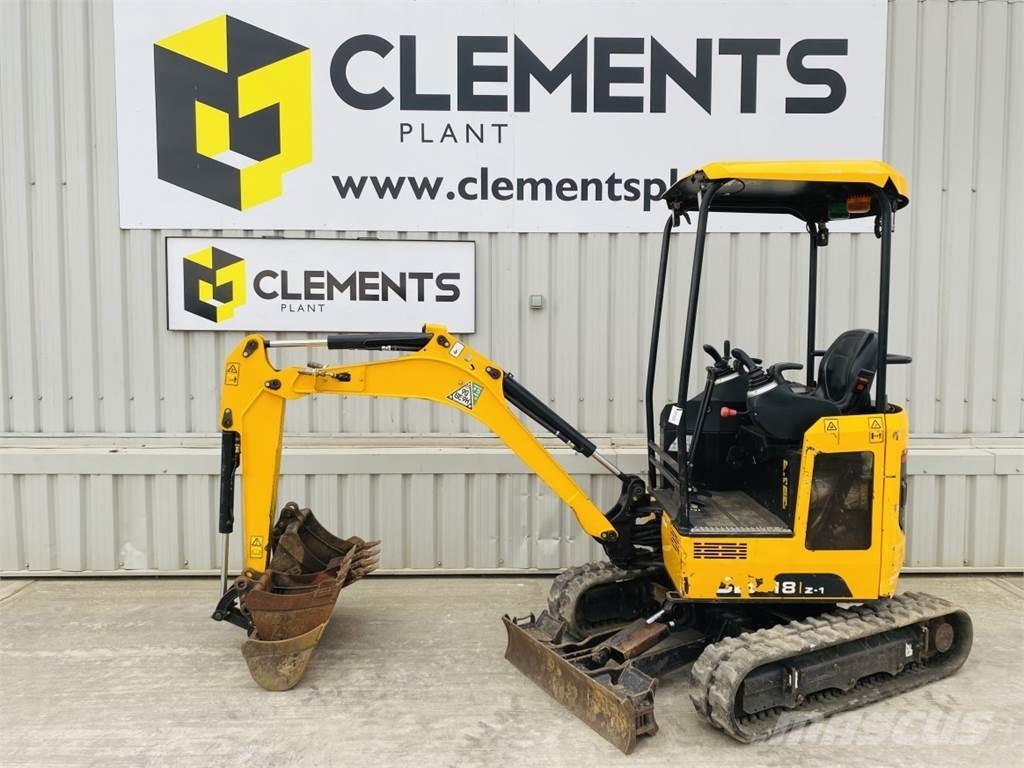 JCB 18Z-1 Minigraafmachines < 7t