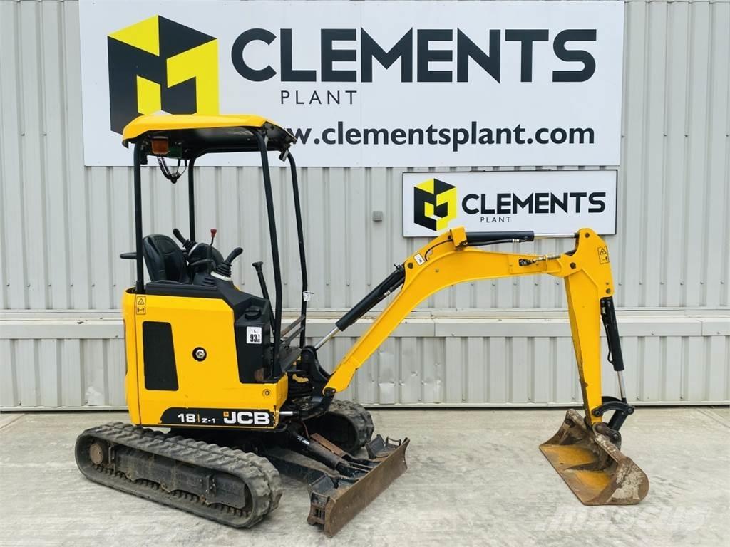 JCB 18Z-1 Minigraafmachines < 7t