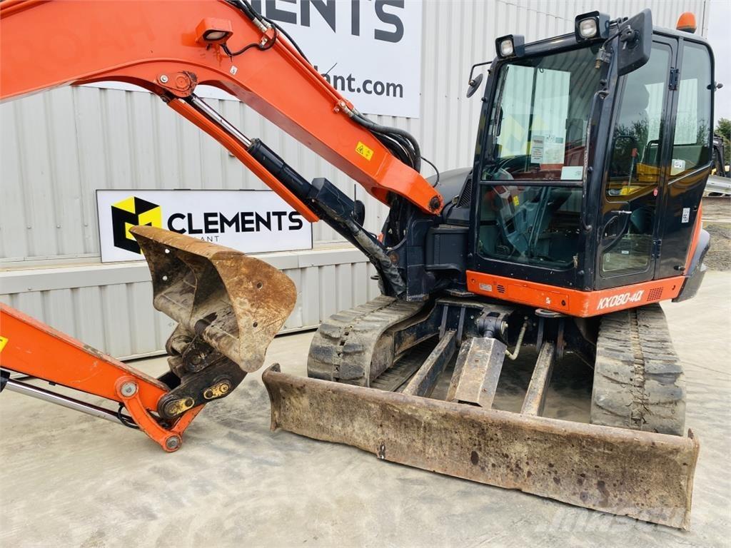 Kubota KX080-4a Midigraafmachines 7t - 12t