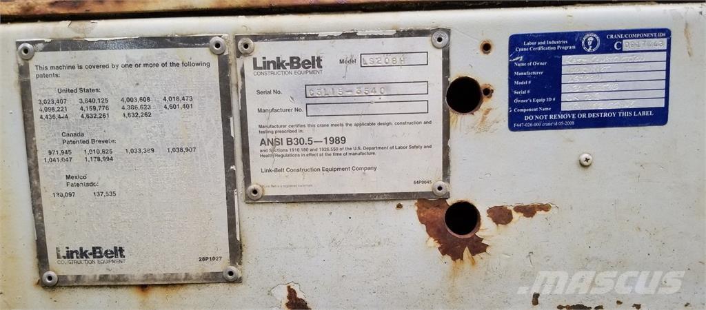 Link-Belt LS-208H Rupshijskranen