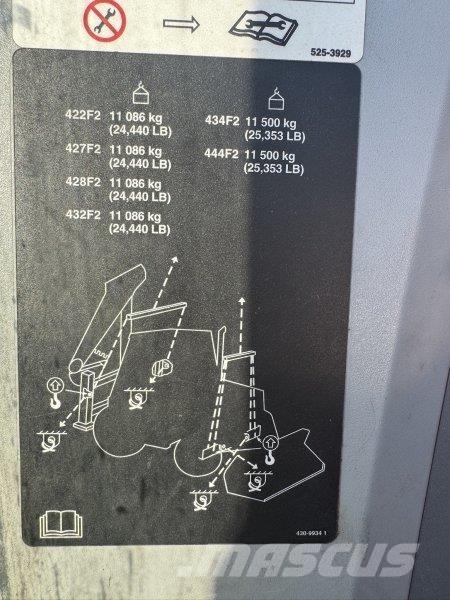 CAT 444 F2 Graaf-laadcombinaties
