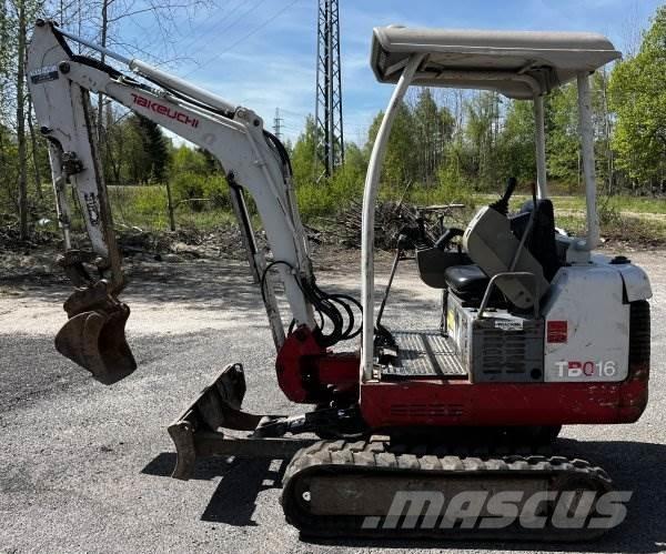 Takeuchi TB 016 Minigraafmachines < 7t