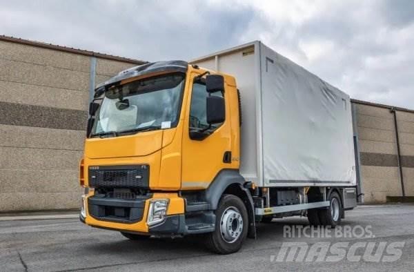 Volvo FL 210 Vlakke laadvloer met kraan