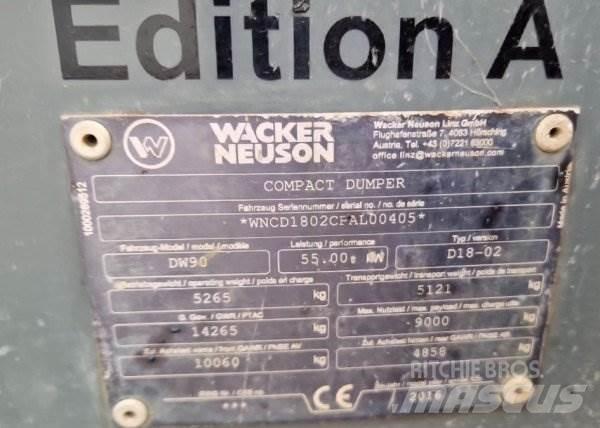 Wacker Neuson DW 90 Starre dumptrucks