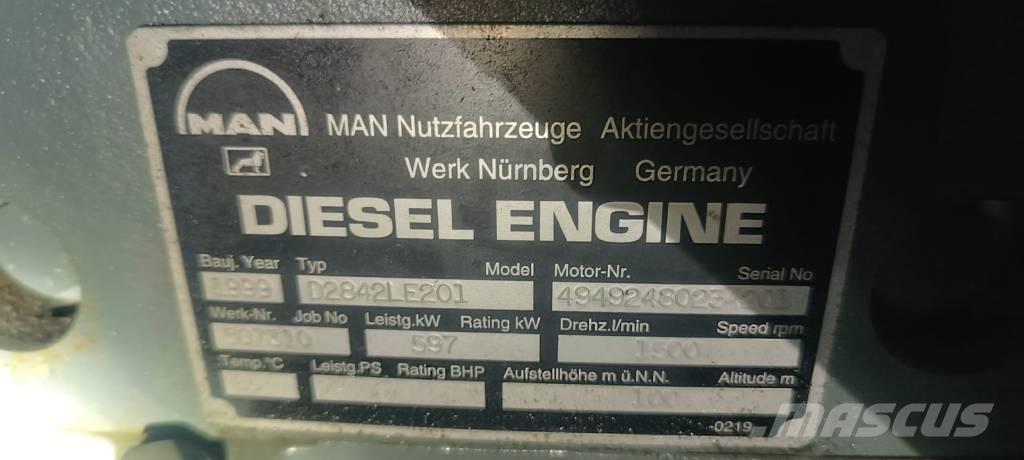 MAN D 2842 LE 201 Diesel generatoren