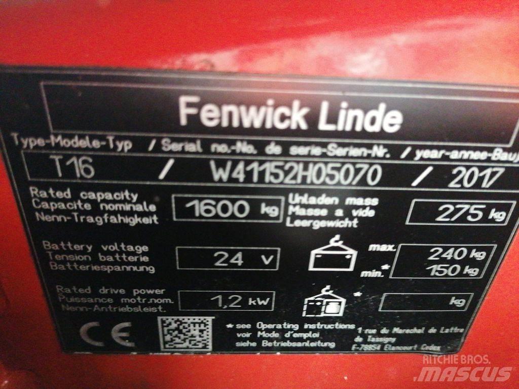 Linde T16 Electro-pallettrucks