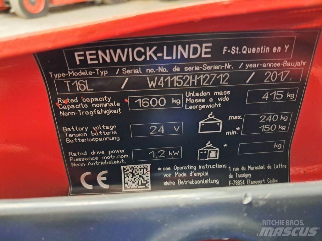 Linde T16L Electro-pallettrucks