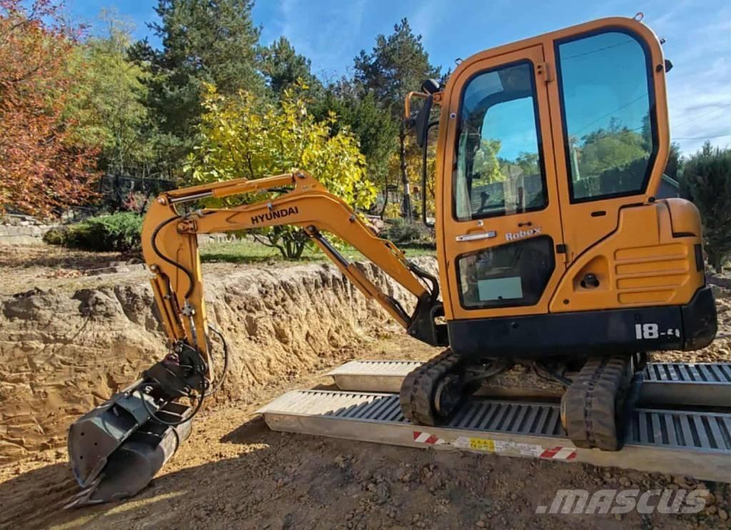 Hyundai R18-9 Minigraafmachines < 7t