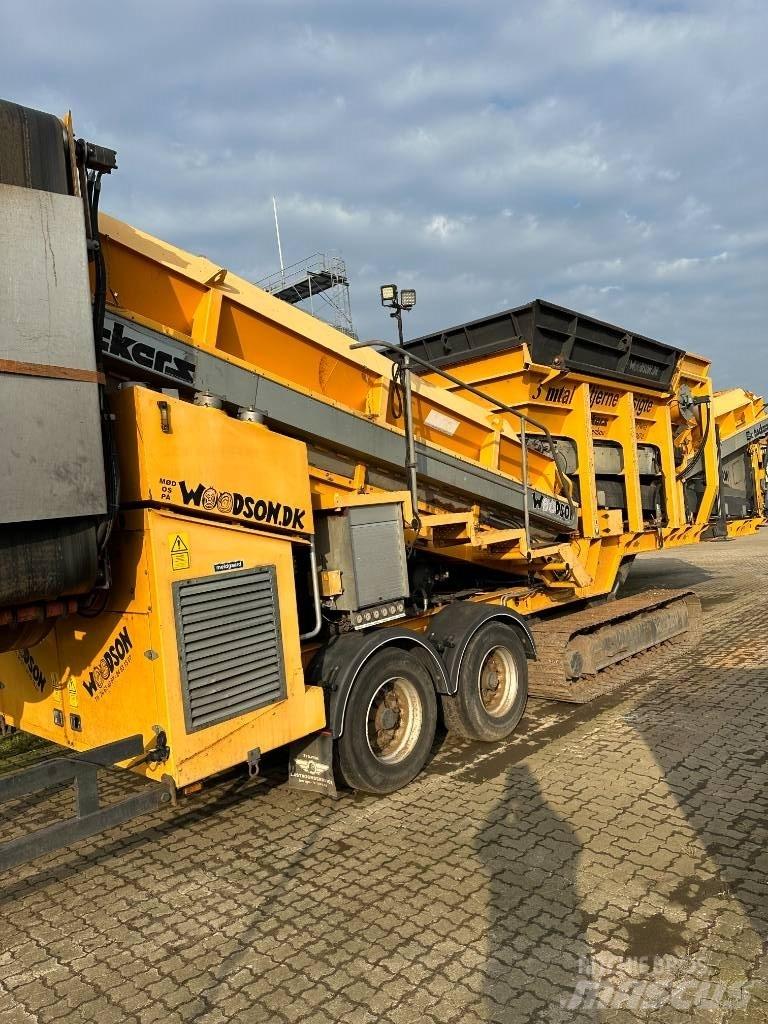 Backers 3-mtal Mobiele zeefinstallaties