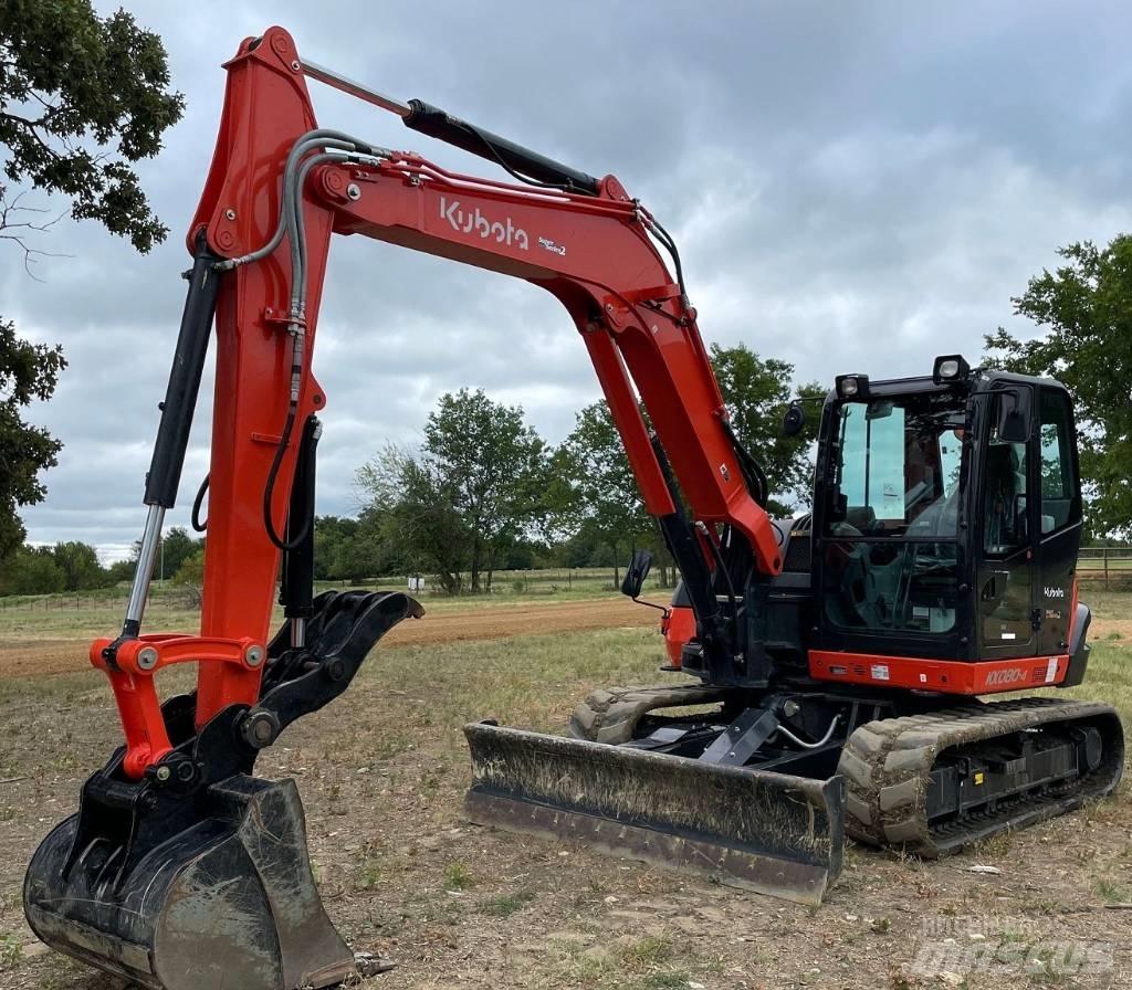 Kubota KX080-4S2 Rupsgraafmachines