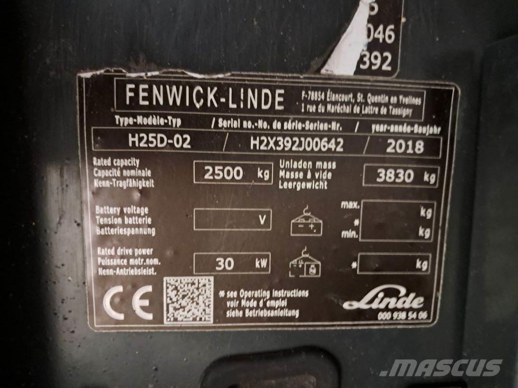 Linde H25D-02 Diesel heftrucks