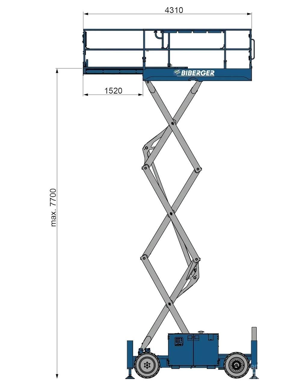 Genie GS 2669 RT Schaarhoogwerkers