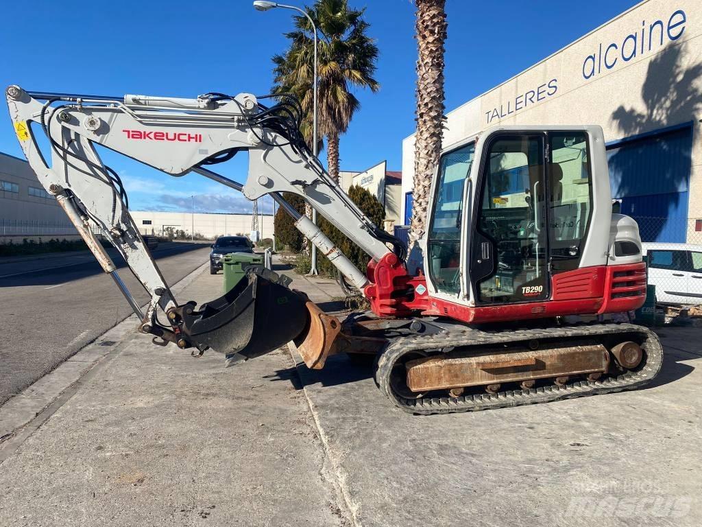 Takeuchi TB 290 Midigraafmachines 7t - 12t