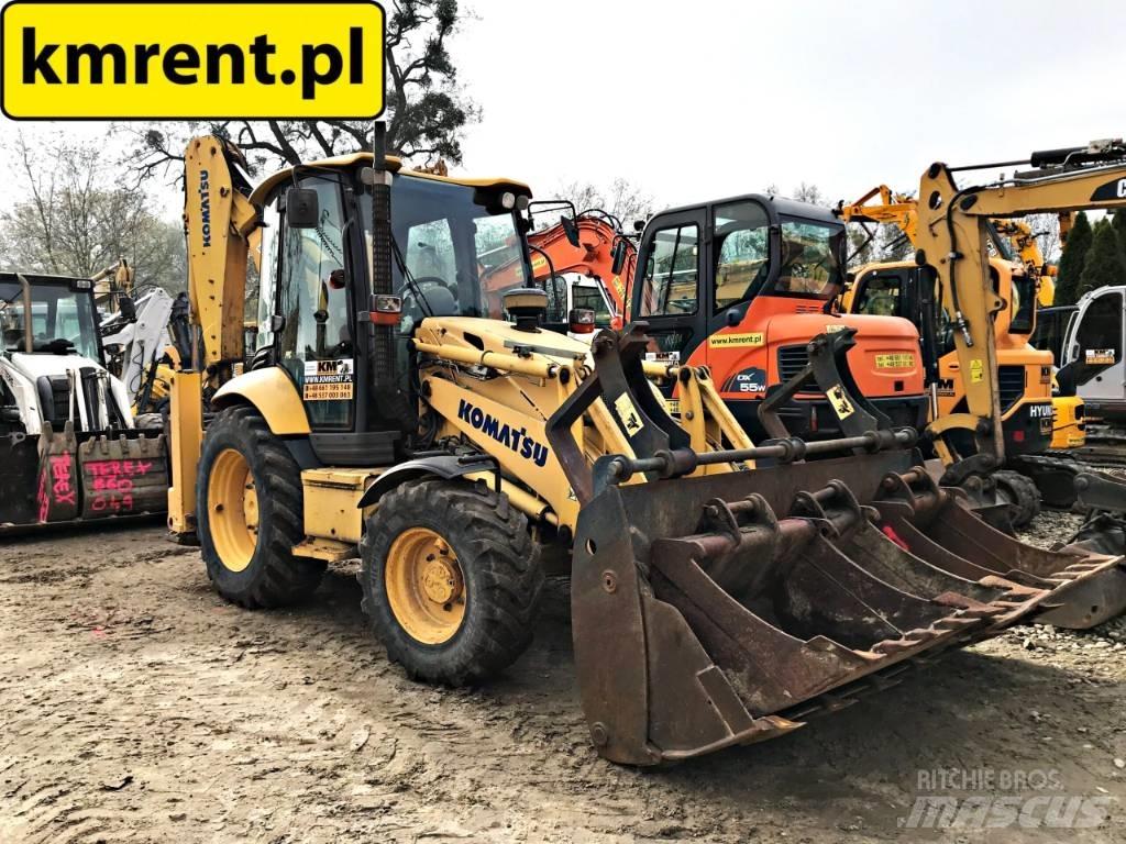 Komatsu WB97R Graaf-laadcombinaties