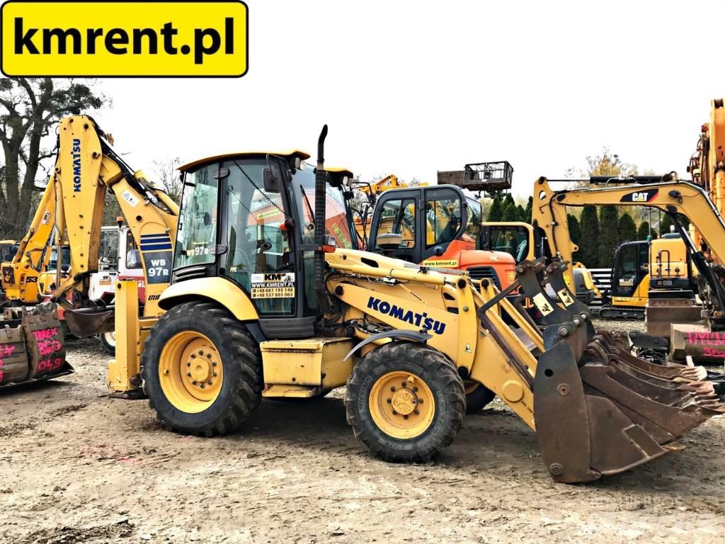 Komatsu WB97R Graaf-laadcombinaties