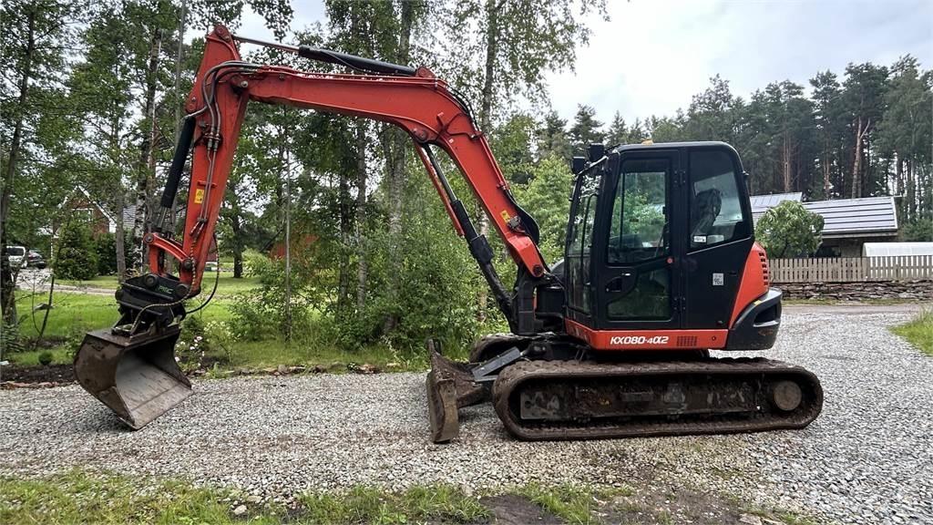 Kubota KX080 – 4a2 Minigraafmachines < 7t