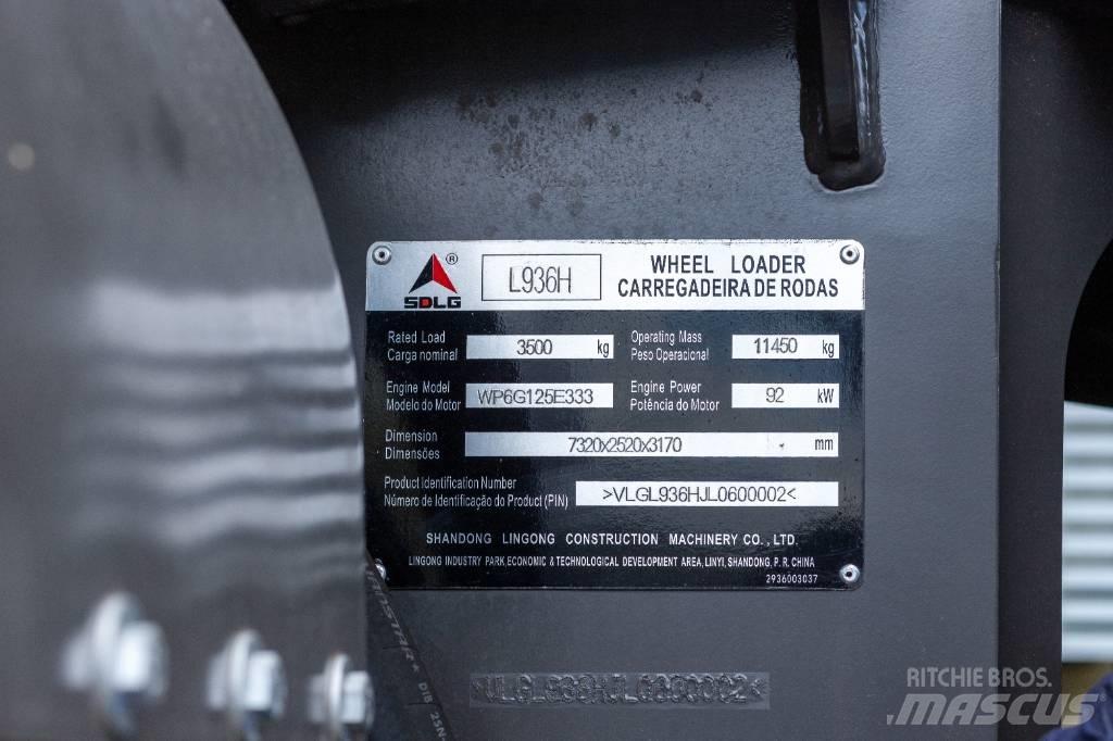 SDLG 936H Wielladers