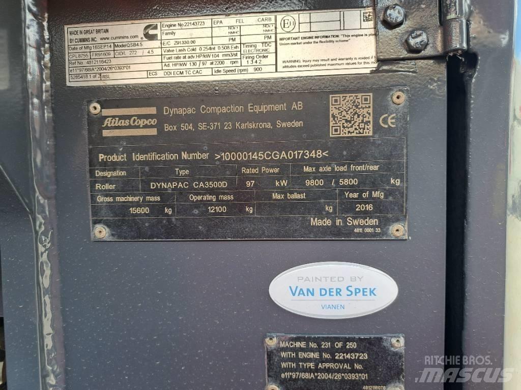 Dynapac CA3500D Trilrolwalsen
