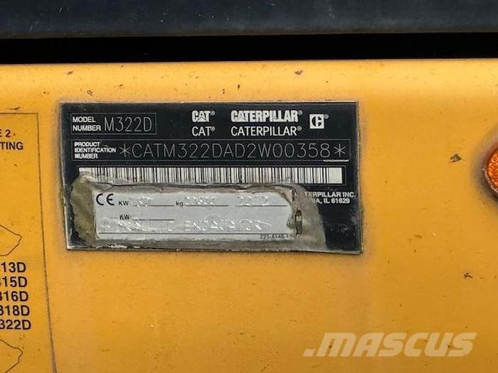 CAT M 322 D Speciale Graafmachines