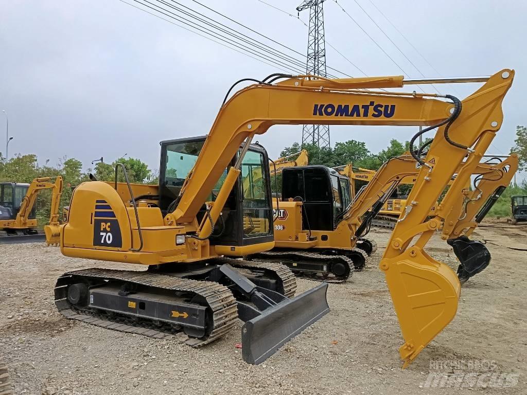 Komatsu PC 70 Rupsgraafmachines