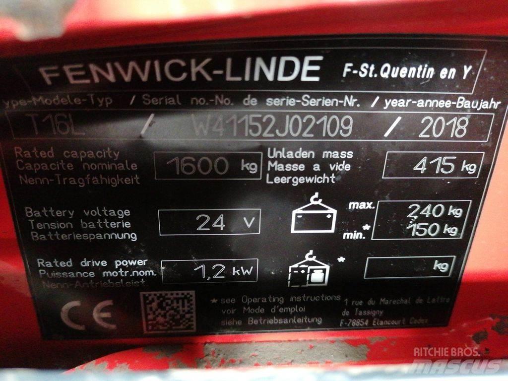 Linde T16L Electro-pallettrucks