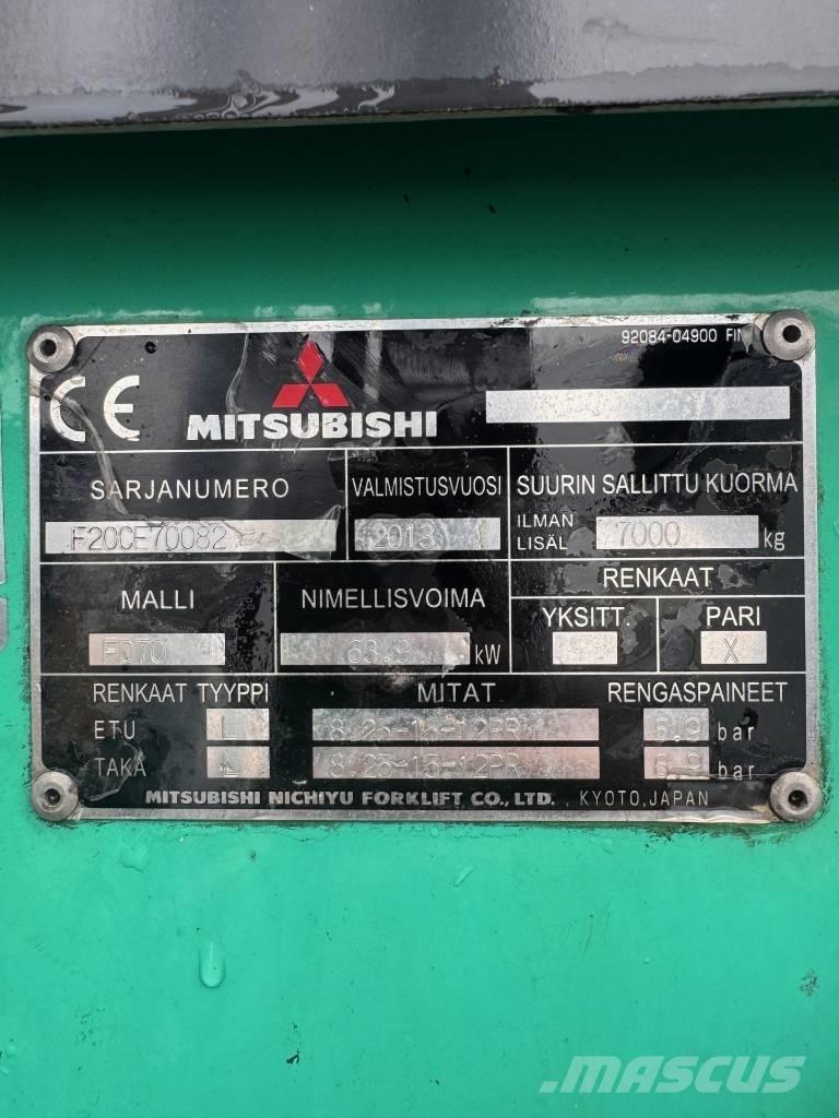 Mitsubishi FD 70 Diesel heftrucks