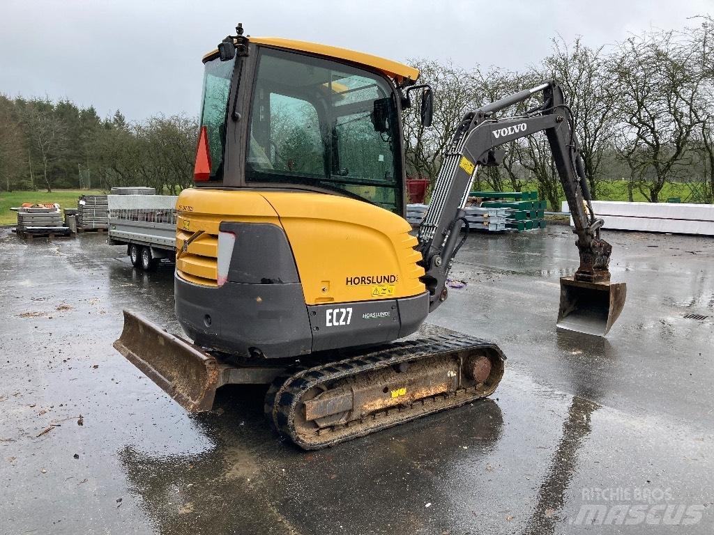 Volvo Ec27 Minigraafmachines < 7t