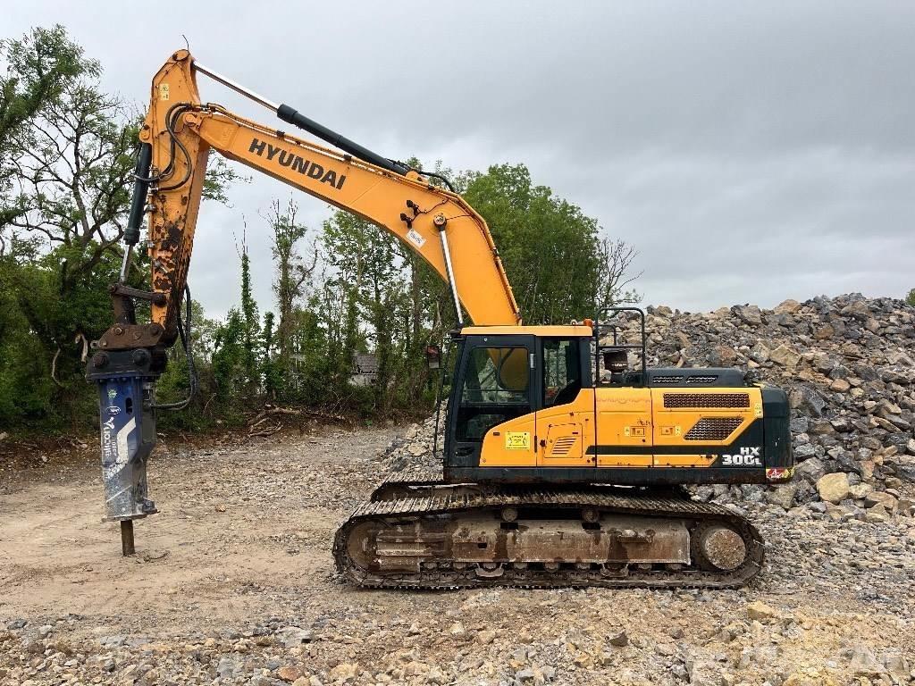 Hyundai HX 300 L Rupsgraafmachines