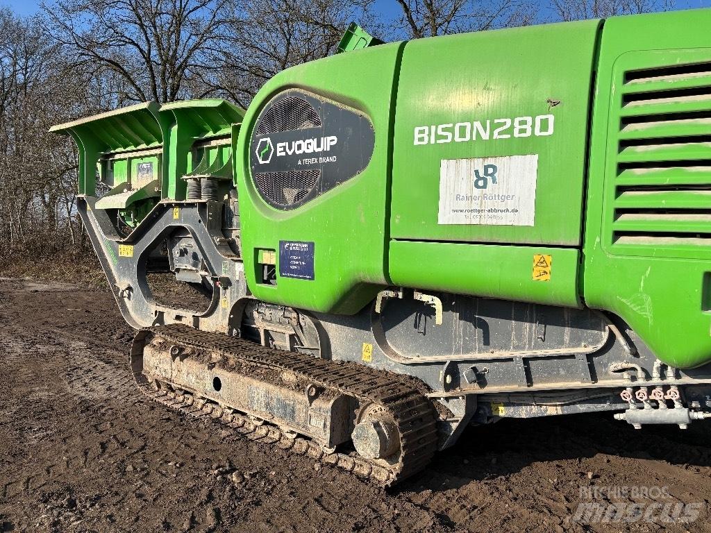 Terex BISON 180 Zeefinstallatie