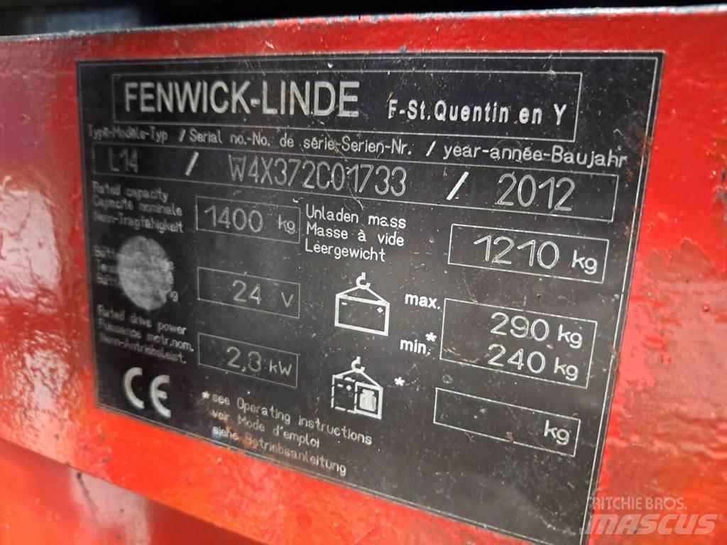 Linde L14 Stapelaar meeloop